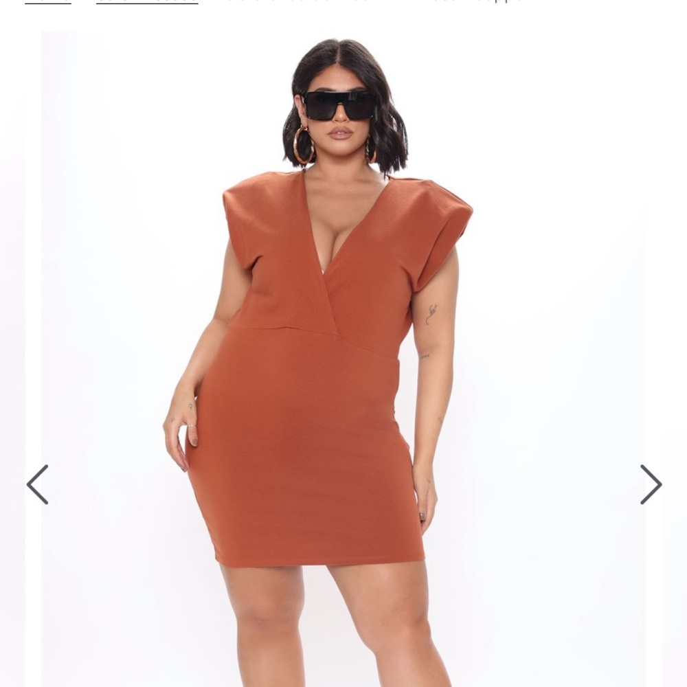 Clara Shoulder Pad Mini Dress 💜 - Picture 5 of 5